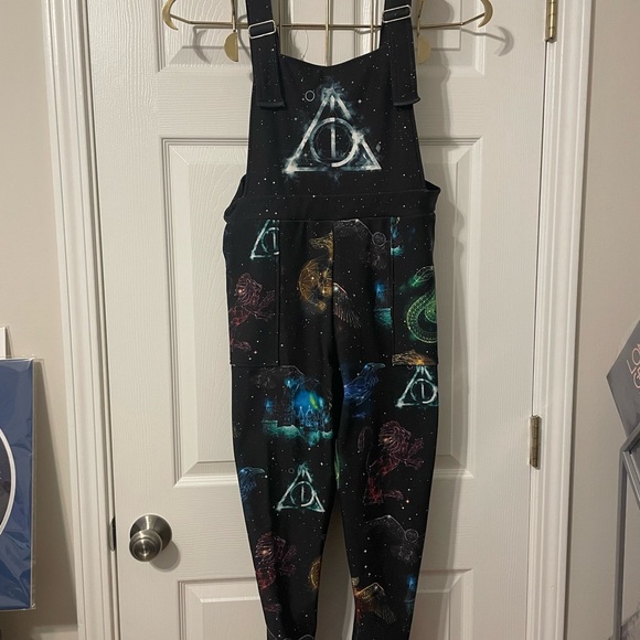 Blackmilk Magic Stars Overalls, EUC L - Picture 3 of 8